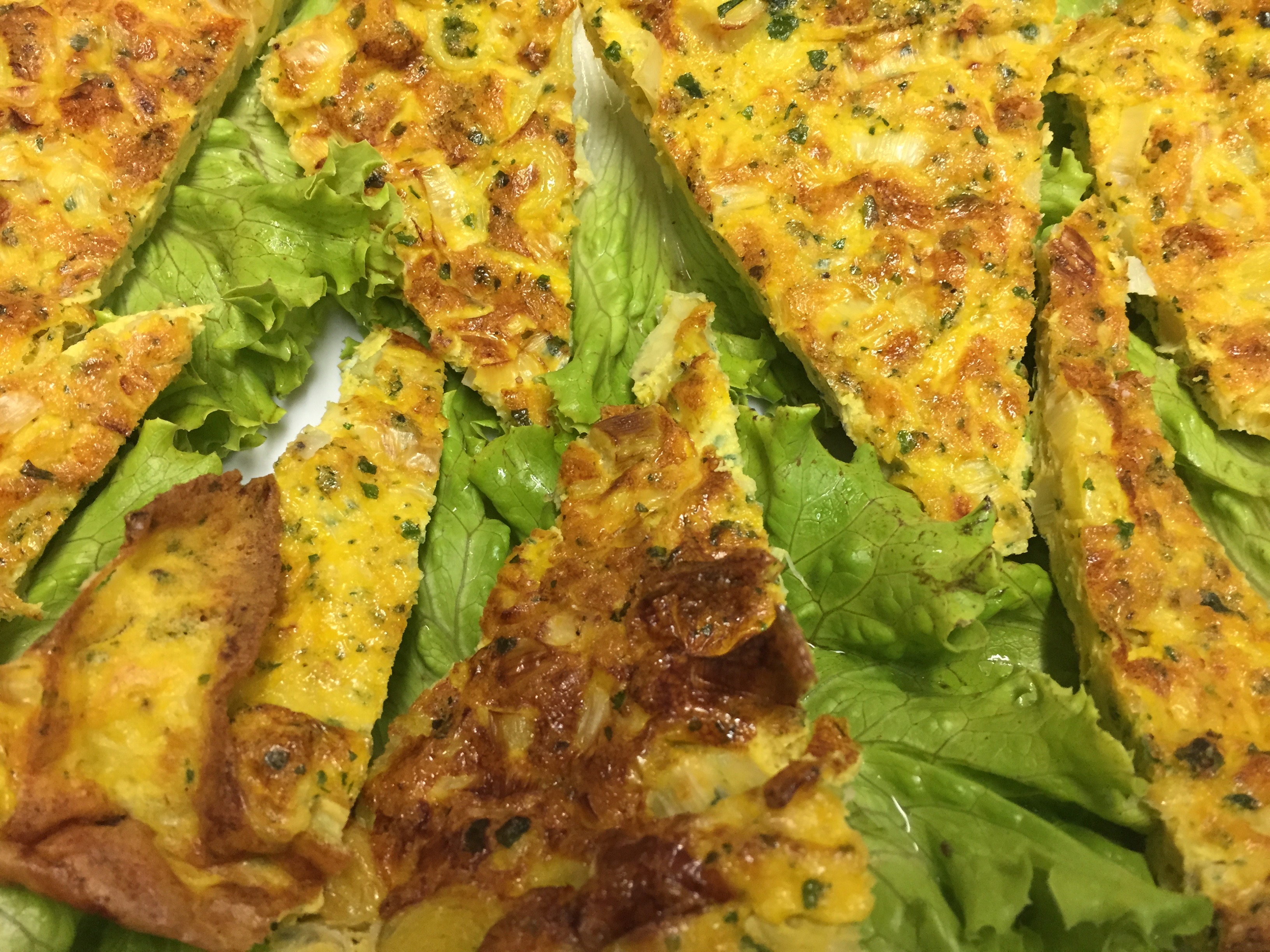 Colazione salata hotel — frittata di Cristina